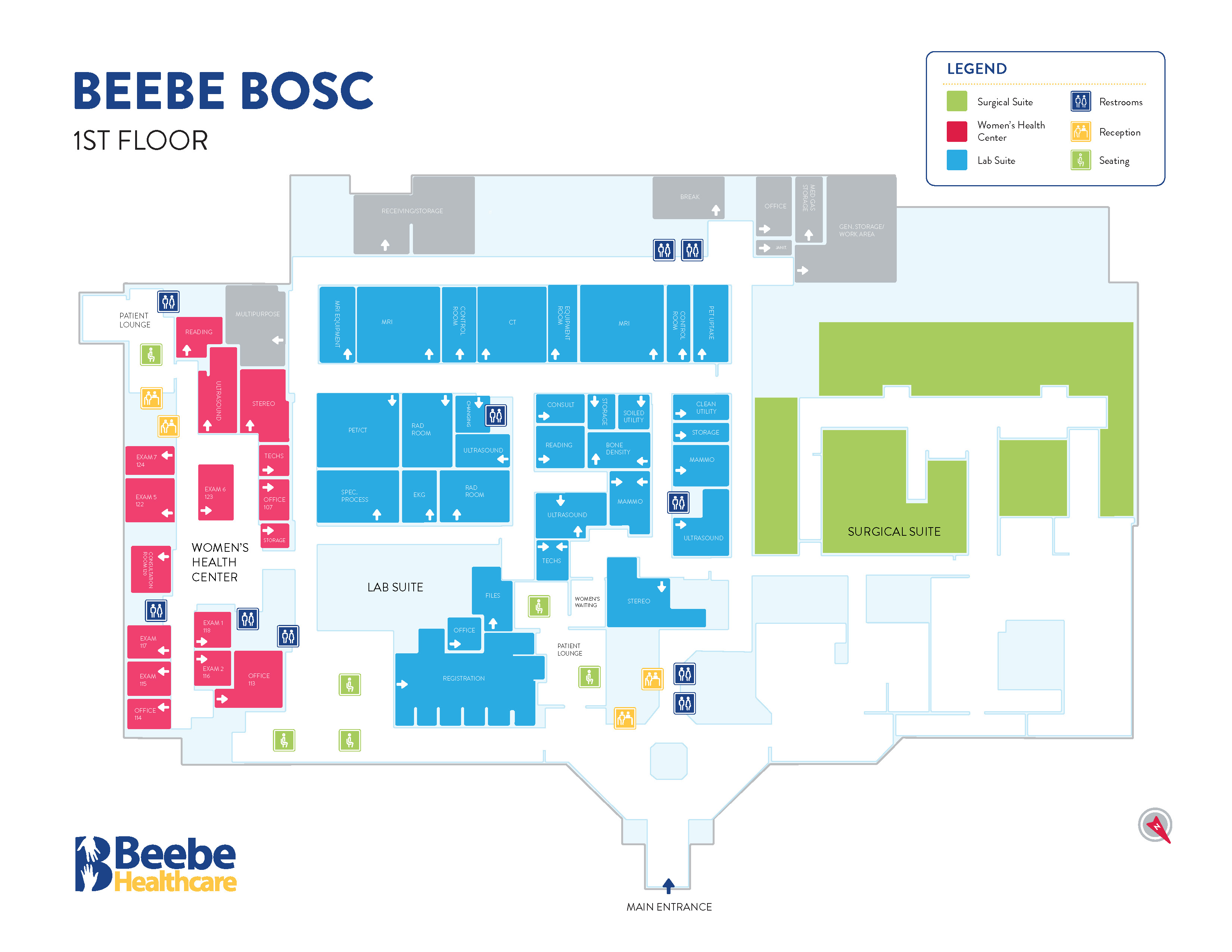 Patient-facing Healthcare Facility Map