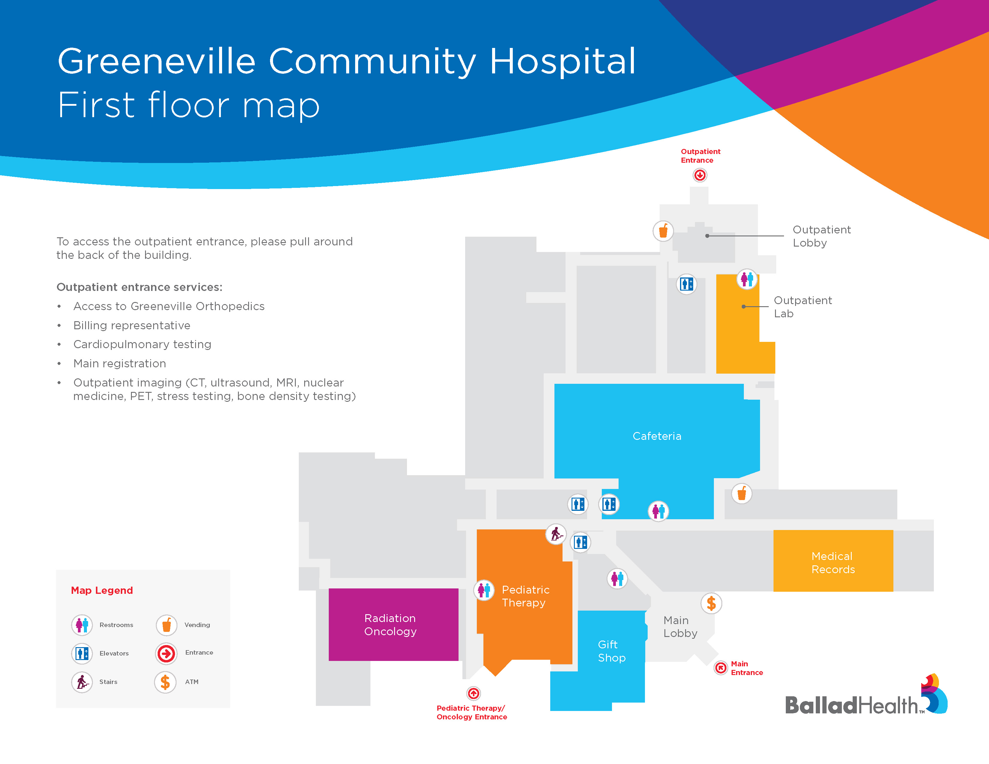 Patient-facing Hospital Map