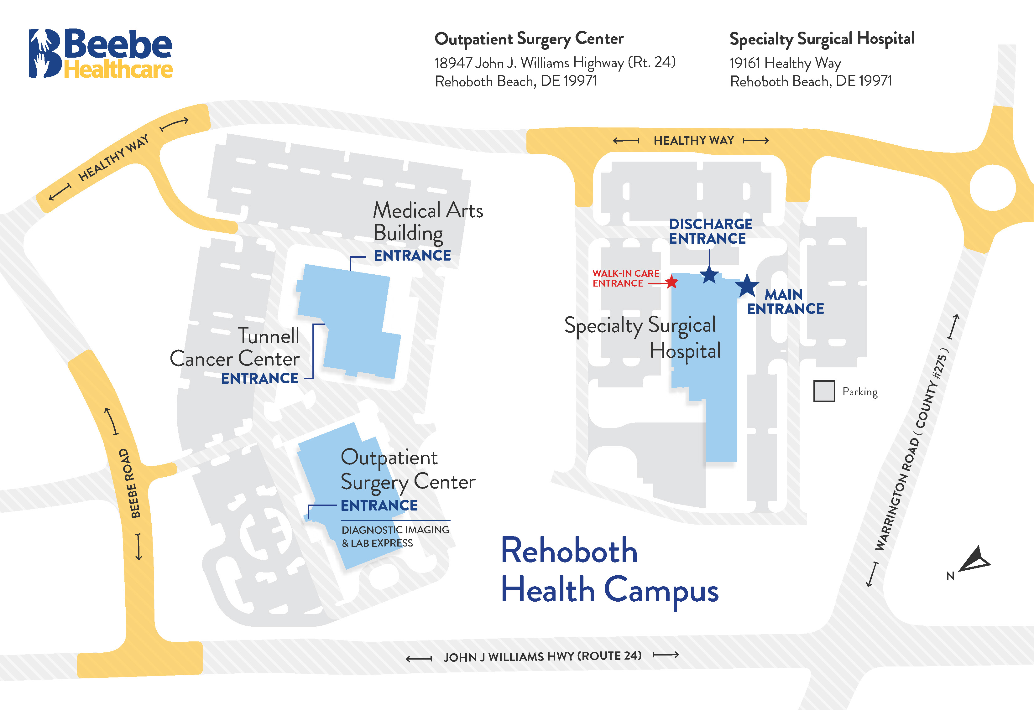 Patient-facing Healthcare Campus Map