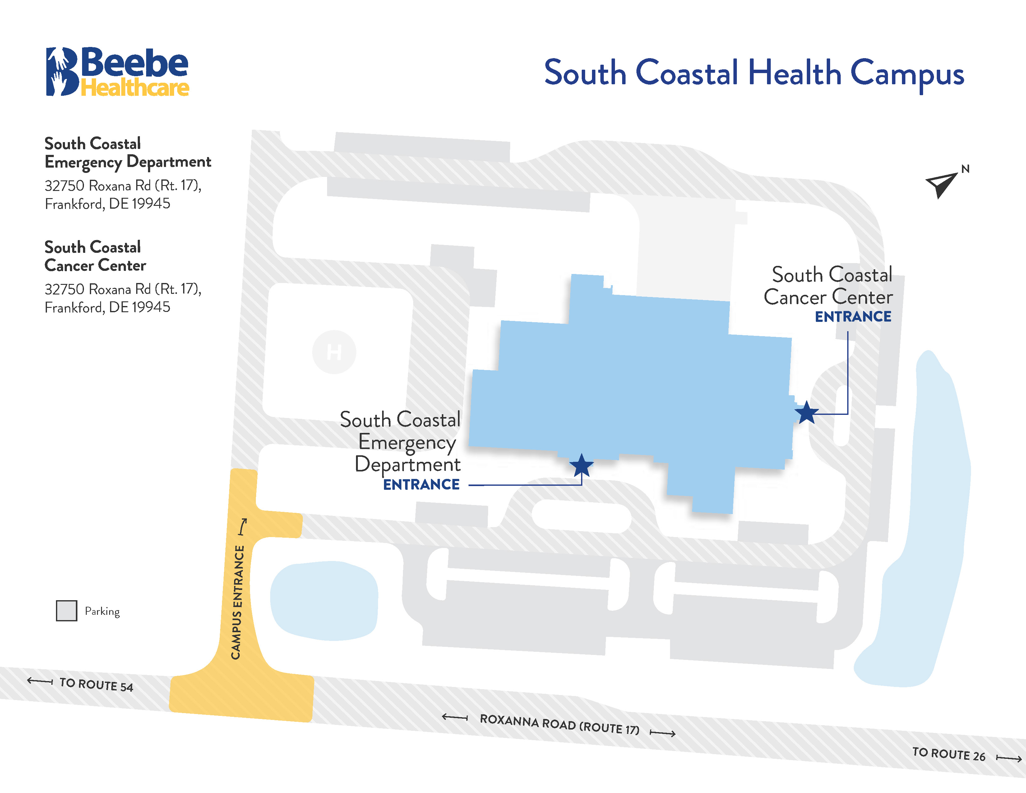 Patient-facing Healthcare Campus Map