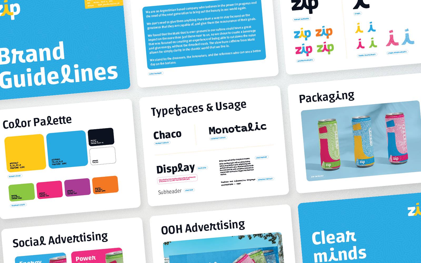 Brand guidelines, colour and type system