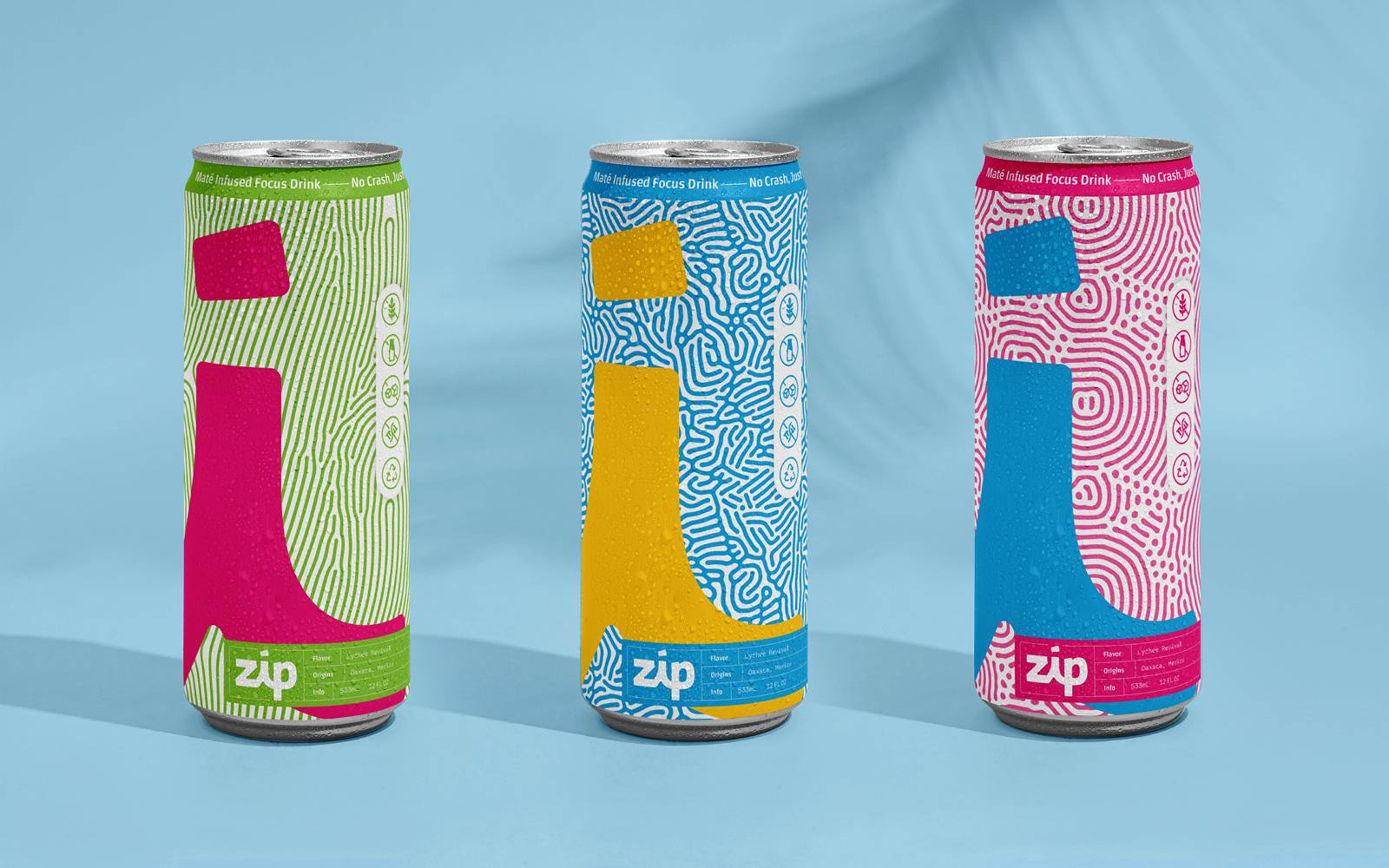 Can packaging across the flavour range